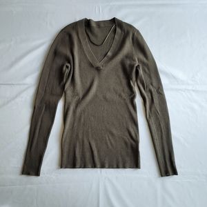 Ribbed Knit Top - size S